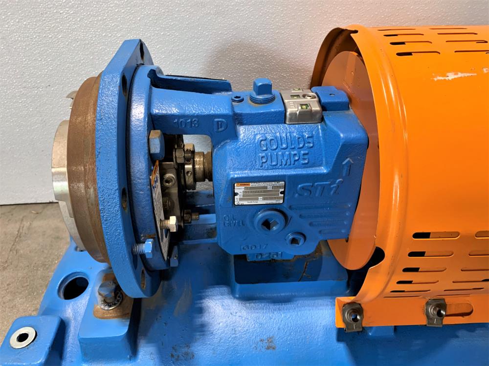 Goulds 3196 I-Frame Pump 1" x 1-1/2" - 8", DI/316, W/ Baldor 3HP Motor ECP3661T 
